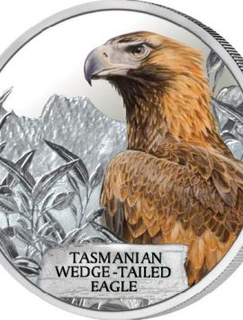 Endangered and Extinct 2012 Tasmanian Wedge-Tailed Eagle 1oz Silver Proof Coin