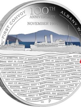 The ANZAC Spirit 100th Anniversary Coin Series – First Convoy 2014 1/2oz Silver Proof Coin