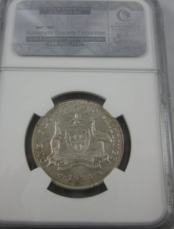 1934 Florin. MS61 - Nice coin