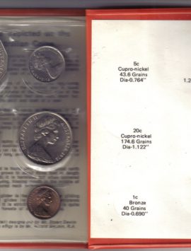 1975 Mint set in wallet