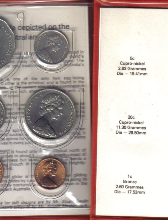 1978 Mint Coin Set