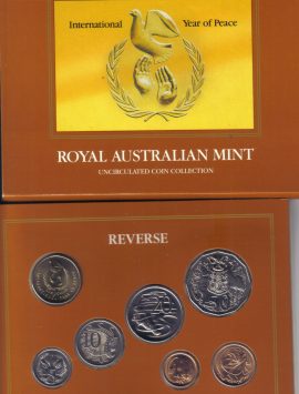 1986 Mint Coin Set