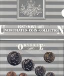1987 Mint Coin Set