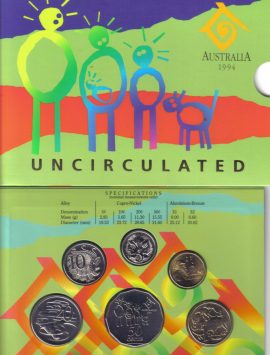 1994 Mint Coin Set (wide date)