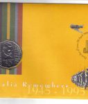 1995 END of WWII Anniversary PNC STAMP COIN & COVER