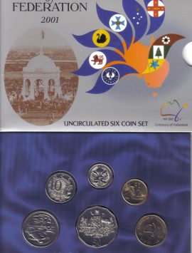 2001 Mint Coin Set.