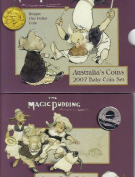 2007 Baby Mint Coin Set. Magic Pudding