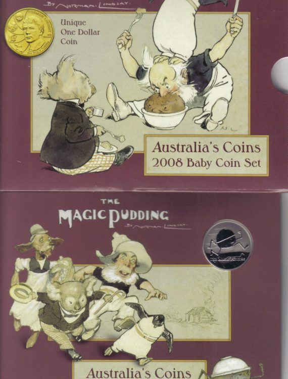 2008 Baby Mint Coin Set. Magic Pudding