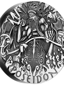 Gods of Olympus – Poseidon 2014 2oz Silver High Relief Coin