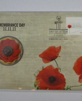 2011 $5 11/11/11 Remembrance Day RED POPPY PNC