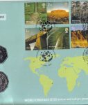 2005 World Heritage Sites PNC with scarce 2005 50 cents