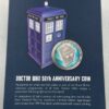 Doctor Who 50th Anniversary 1oz Silver Proof Coin in Tardis Display
