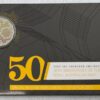2015 50c Coloured UNC 50th Anniversary of the RAM Coin