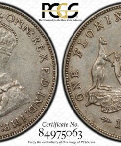 1932(m) Australian Florin PCGS AU53