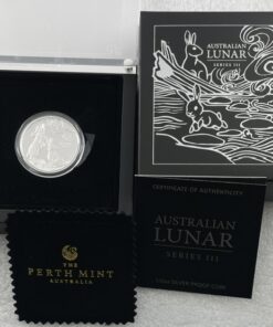 2023 Australian Lunar Series III Year of the Rabbit 1/2oz Silver Proof Coin