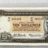 R17 Coombs Wilson 10/- Reserve Bank VF Banknote