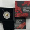 2022 Year of the Tiger Rotating Charm 1oz Silver Antiqued Coin