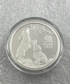Alternative view of 2023 Australian Lunar Series III Year of the Rabbit 1/2oz Silver Proof Coin